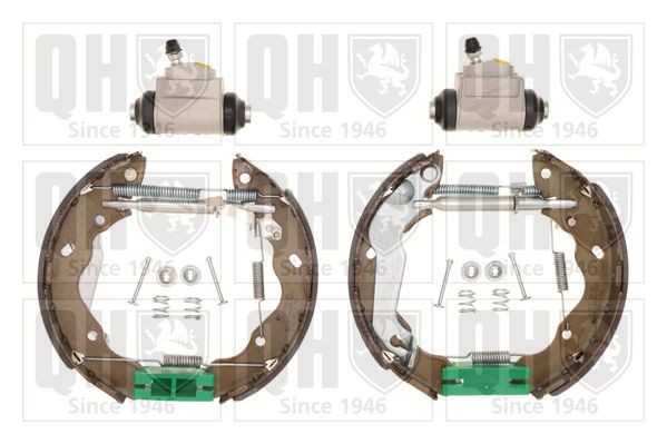 QUINTON HAZELL BS1102K1: Set saboti frana cu cilindru receptor frâna, cu instructiuni montaj