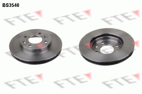 FTE BS3546: Stabdžių diskas Ø: 238mm, vidinis ventiliavimas, Ø: 238mm