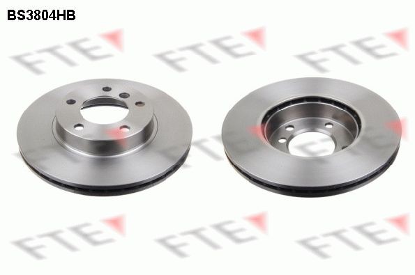 FTE BS3804HB: Remschijf Ø: 286mm, interne ventilatie, Ø: 286mm, Gecoat