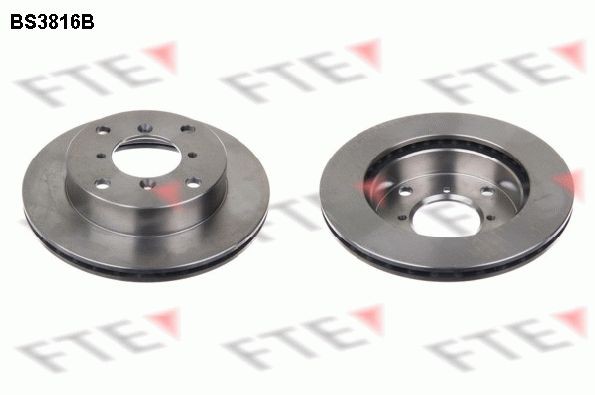 FTE BS3816B: Piduriketas Ø: 231mm, sisemine õhutus, Ø: 231mm, kaetud