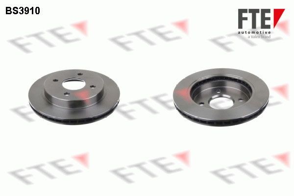 FTE BS3910: Piduriketas Ø: 253mm, sisemine õhutus, Ø: 253mm