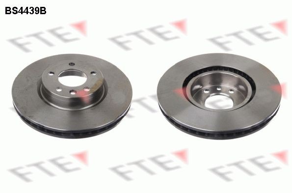 FTE BS4439B: Piduriketas Ø: 296mm, sisemine õhutus, Ø: 296mm, kaetud