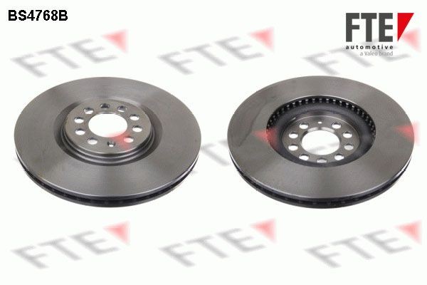 FTE BS4768B: Piduriketas Ø: 312mm, sisemine õhutus, Ø: 312mm, kaetud