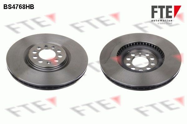 FTE BS4768HB: Piduriketas Ø: 312mm, sisemine õhutus, Ø: 312mm, kaetud