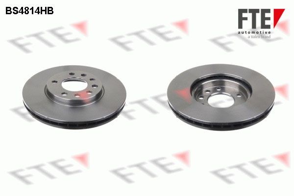 FTE BS4814HB: Piduriketas Ø: 280mm, sisemine õhutus, Ø: 280mm, kaetud