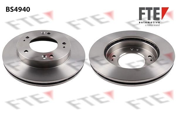 FTE BS4940: Piduriketas Ø: 284mm, sisemine õhutus, Ø: 284mm
