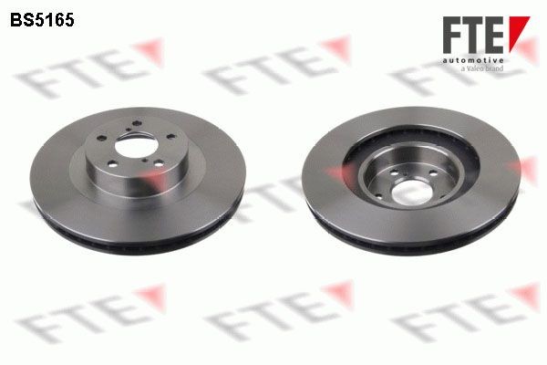 FTE BS5165: Piduriketas Ø: 293mm, sisemine õhutus, Ø: 293mm