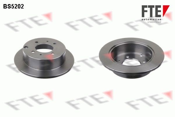 FTE BS5202: Disc de frână Ř: 262mm, plin, Ř: 262mm