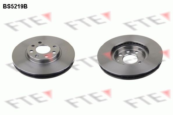 FTE BS5219B: Piduriketas Ø: 260mm, sisemine õhutus, Ø: 260mm, kaetud