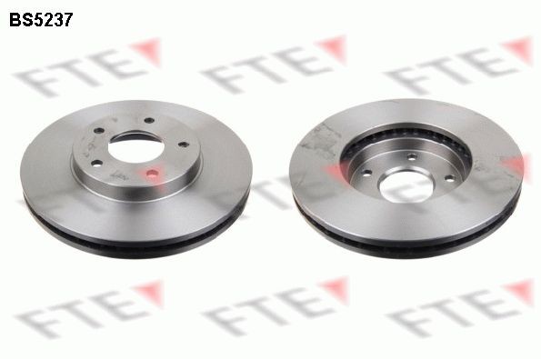 FTE BS5237: Piduriketas Ø: 280mm, sisemine õhutus, Ø: 280mm