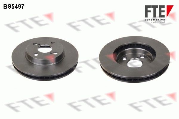 FTE BS5497: Piduriketas Ø: 255mm, sisemine õhutus, Ø: 255mm