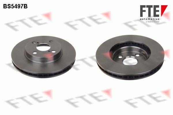 FTE BS5497B: Piduriketas Ø: 255mm, sisemine õhutus, Ø: 255mm, kaetud
