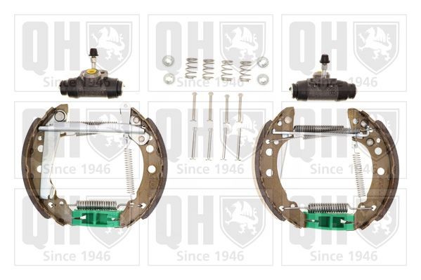 QUINTON HAZELL BS629K1: Set saboti frana cu cilindru receptor frâna, cu instructiuni montaj
