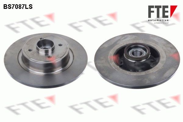 FTE BS7087LS: Piduriketas Ø: 274mm, täis, Ø: 274mm, koos rattalaagriga, koos integreeritud magnetilise anduriga