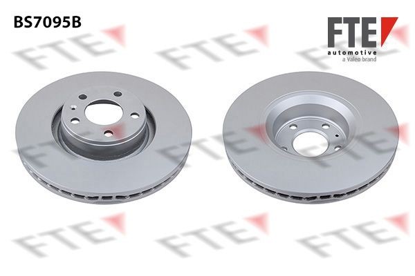 FTE BS7095B: Piduriketas Ø: 320mm, sisemine õhutus, Ø: 320mm, kaetud