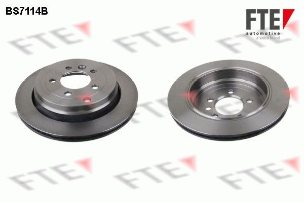FTE BS7114B: Piduriketas Ø: 325mm, sisemine õhutus, Ø: 325mm, kaetud