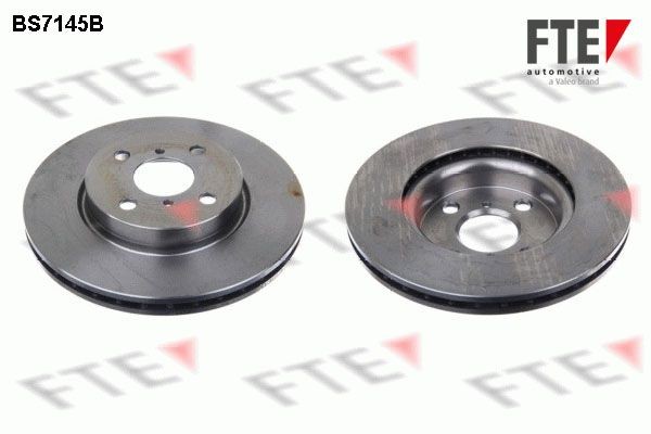 FTE BS7145B: Piduriketas Ø: 258mm, sisemine õhutus, Ø: 258mm, kaetud