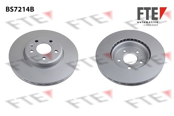 FTE BS7214B: Piduriketas Ø: 314mm, sisemine õhutus, Ø: 314mm, kaetud