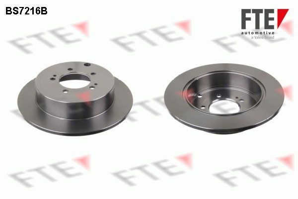 FTE BS7216B: Piduriketas Ø: 302mm, täis, Ø: 302mm, kaetud