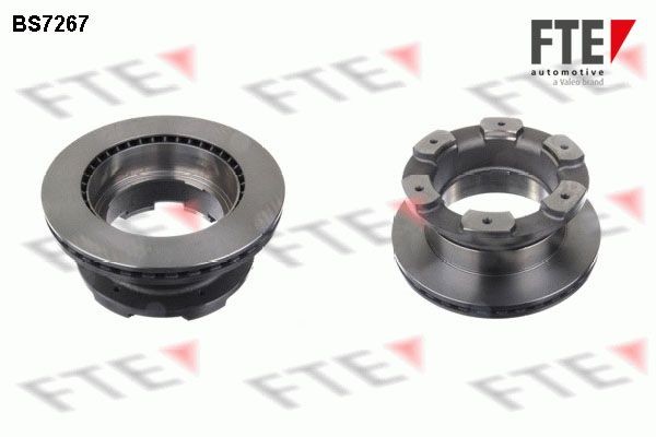 FTE BS7267: Piduriketas Ø: 306mm, sisemine õhutus, Ø: 306mm