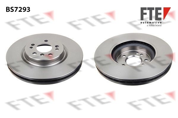 FTE BS7293: Disc de frână Ř: 330mm, ventilat interior, Ř: 330mm