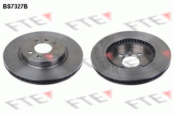 FTE BS7327B: Disc de frână Ř: 280mm, ventilat interior, Ř: 280mm, acoperit (cu un strat protector)