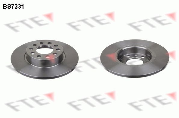 FTE BS7331: Disc de frână Ř: 278mm, plin, Ř: 278mm