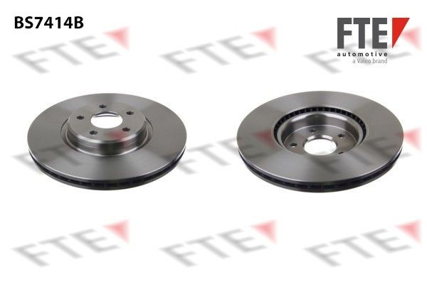 FTE BS7414B: Piduriketas Ø: 320mm, sisemine õhutus, Ø: 320mm, kaetud