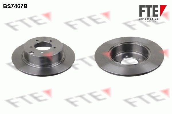 FTE BS7467B: Piduriketas Ø: 302mm, täis, Ø: 302mm, kaetud