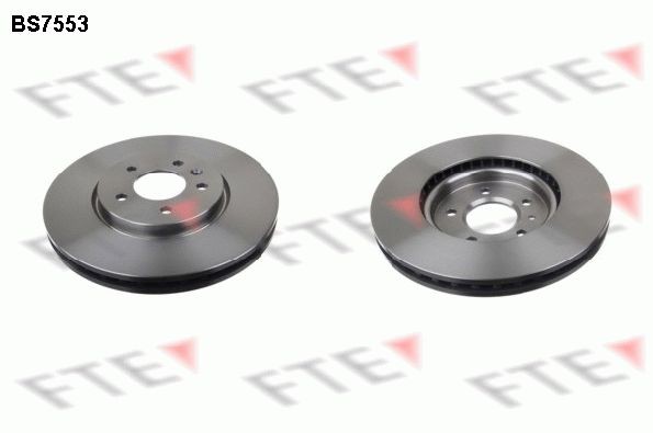 FTE BS7553: Disc de frână Ř: 321mm, ventilat interior, Ř: 321mm