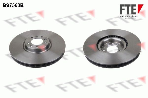 FTE BS7563B: Disc de frână Ř: 340mm, ventilat interior, Ř: 340mm, acoperit (cu un strat protector)