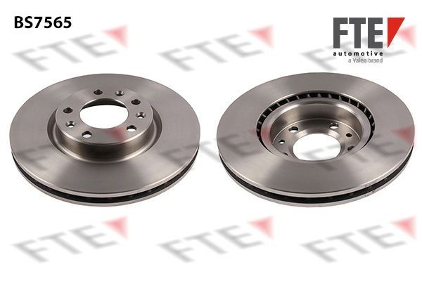FTE BS7565: Piduriketas Ø: 283mm, sisemine õhutus, Ø: 283mm