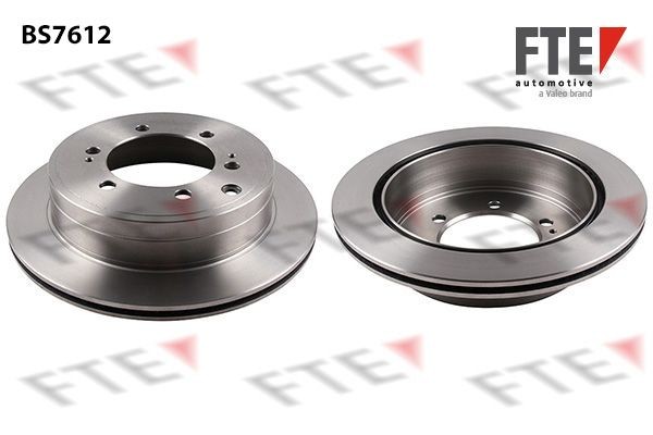 FTE BS7612: Piduriketas Ø: 312mm, sisemine õhutus, Ø: 312mm