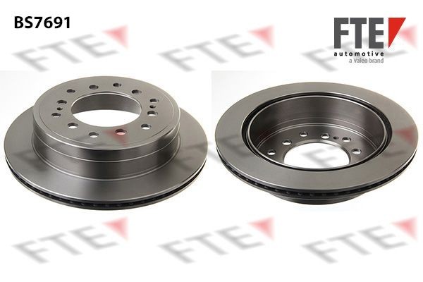 FTE BS7691: Piduriketas Ø: 312mm, sisemine õhutus, Ø: 312mm