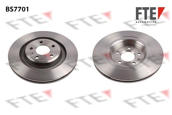 FTE BS7701: Disc de frână Ř: 330mm, ventilat interior, Ř: 330mm