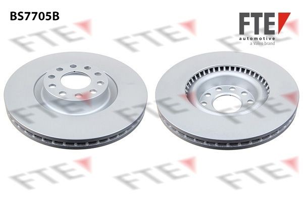 FTE BS7705B: Piduriketas Ø: 321mm, sisemine õhutus, Ø: 321mm, kaetud