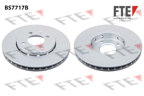FTE BS7717B: Piduriketas Ø: 256mm, sisemine õhutus, Ø: 256mm, kaetud