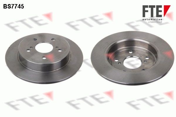 FTE BS7745: Disc de frână Ř: 278mm, plin, Ř: 278mm