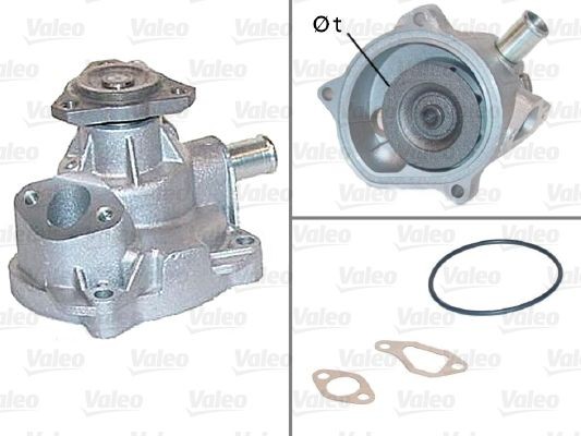 VALEO 506428: Veepump koos tihenditega, ilma kaaneta