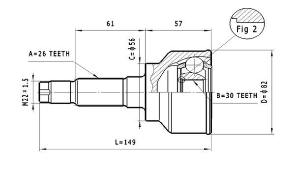 STATIM C.476: Set articulatie, planetara spre roata
