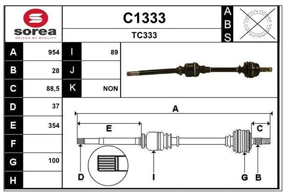 SNRA C1333: Planetara 954mm