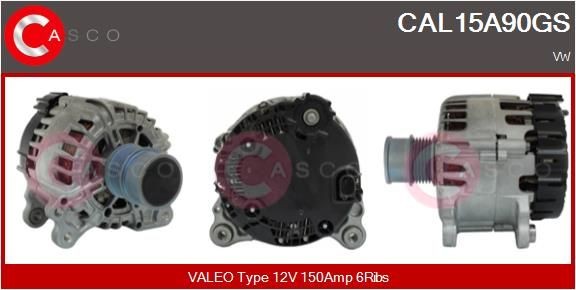 CASCO CAL10448AS: Alternator 95A, cu regulator integrat