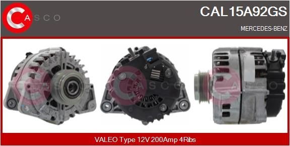 CASCO CAL10448GS: Alternator 95A, cu regulator integrat