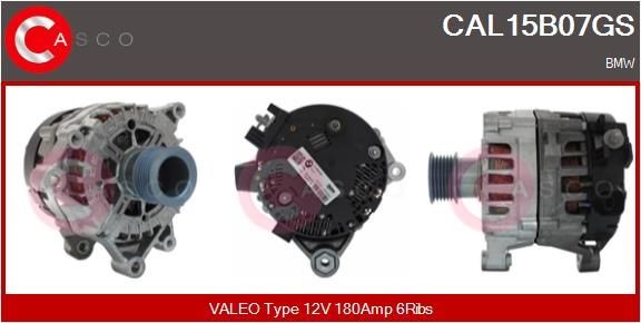 CASCO CAL10457GS: Alternator 100A, cu regulator integrat