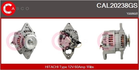 CASCO CAL10605GS: Generaator 80A, koos integreeritud seadistajaga