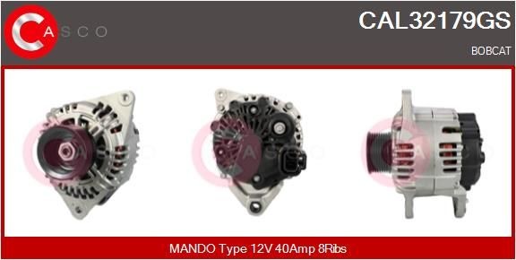 CASCO CAL15203RS: Alternator 50A, cu regulator integrat
