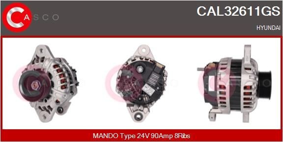CASCO CAL15235AS: Alternator 75A, cu regulator integrat