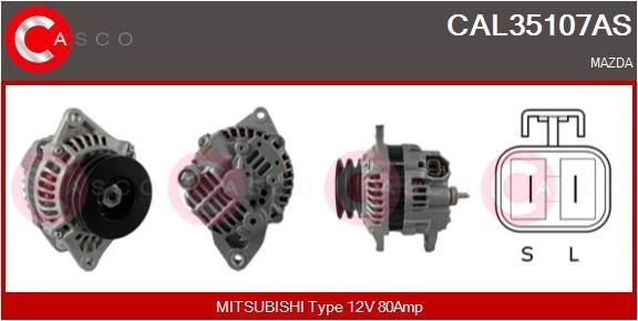 CASCO CAL15247RS: Alternator 105A, cu regulator integrat