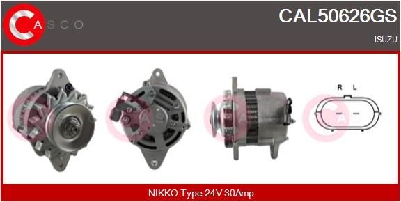 CASCO CAL35309AS: Alternator 150A