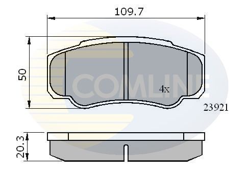 COMLINE CBP01042: Piduriklotsid